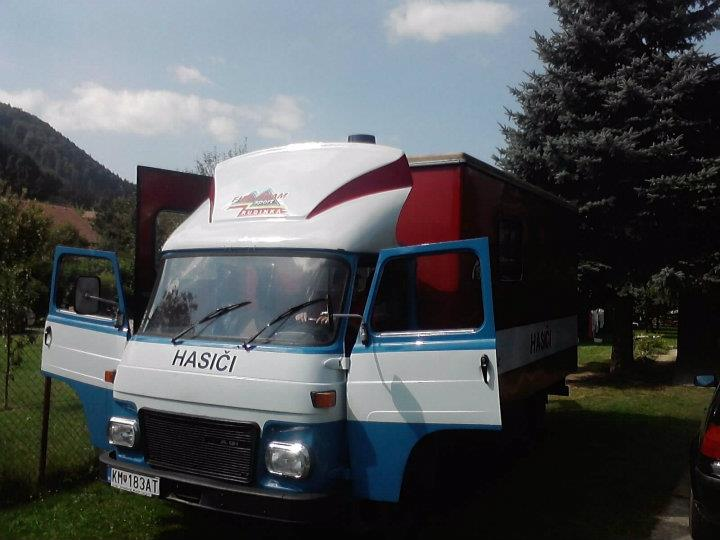 hasičské vozidlo AVIA 31 - po úprave našich hasičov
